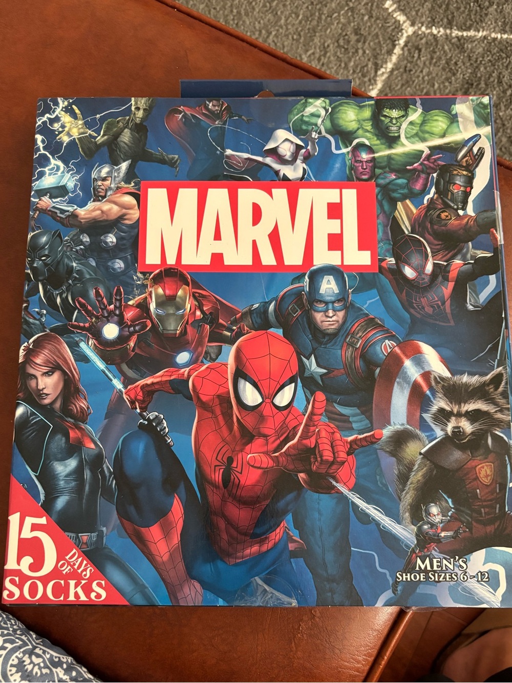 Marvel Multicolor Superhero Socks Gift Set